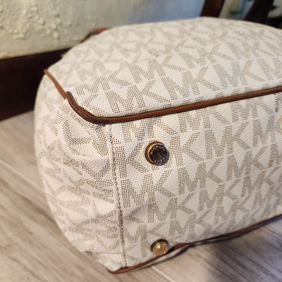 Euc Michael Kors Classic Leather Tote Bag Purse - Picture 7 of 13